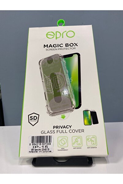 EPRO MAGİC BOX HAYALET KIRILMAZ CAM 5D İPHONE 15