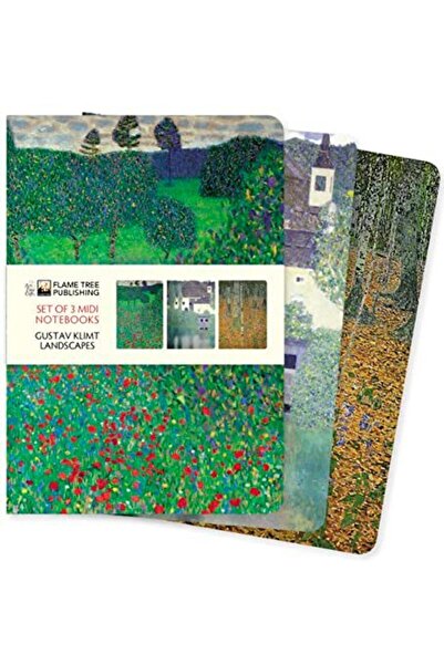 Hachette مجموعة دفاتر ملاحظات ميدي - مناظر طبيعية لغوستاف كليمت