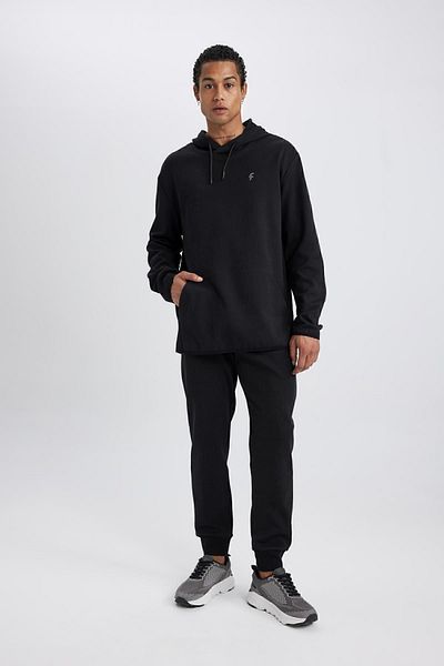 DeFacto Slim Fit Basic Jogger-Jogginghose mit Taschen – Schnürung an der Taille, elastisches Bein B3529ax23au