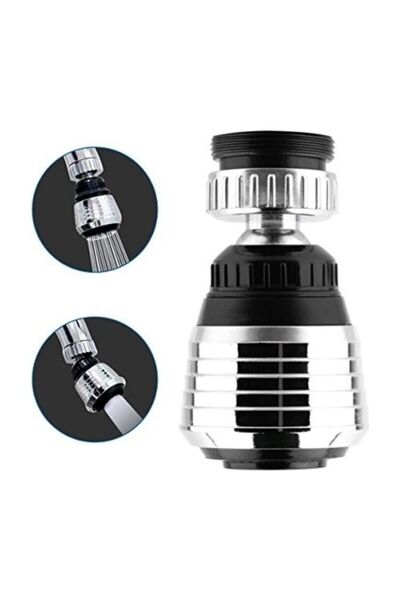 Yayke Mini Su Tasarruf Başlığı Batarya Ucu Döner Kafa Çeşme Ucu Su Tasarruf Başlığı