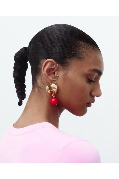 MioArt Maxi Teardrop Earring Style Shoes