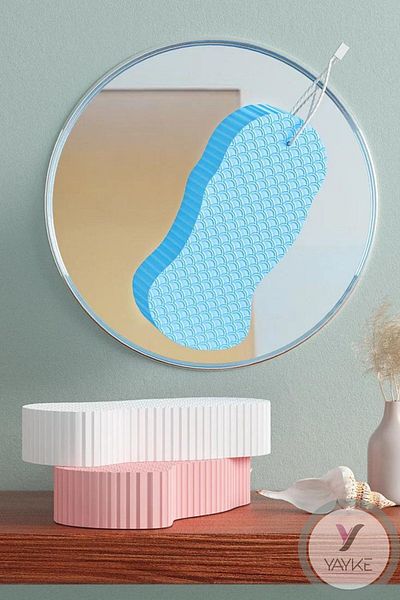 Yayke Soft Sponge Body Scrub Skin Cleanser Dead Skin Remover Remover Scrub Washcloth