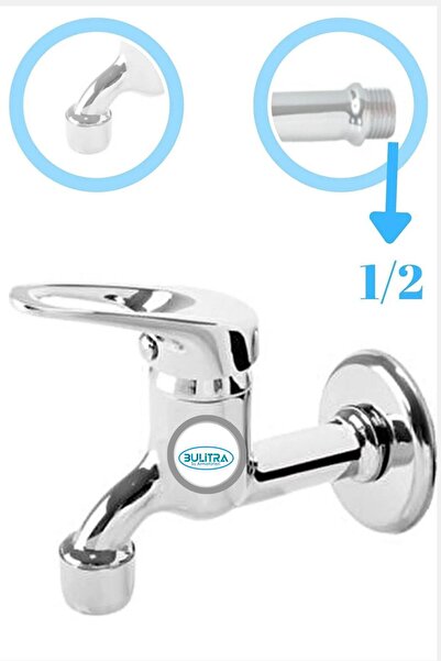 BULİTRA Su Armatürleri Open Close Perletor Short Faucet Toilet Garden Fountai...