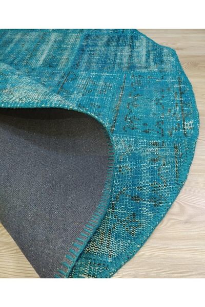 Madalyon Hand Woven Wool Patchwork Mat