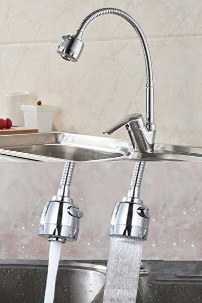 Yayke رأس حوض المطبخ الحلزوني مع رأس متحرك وموفر للمياه من الكروم