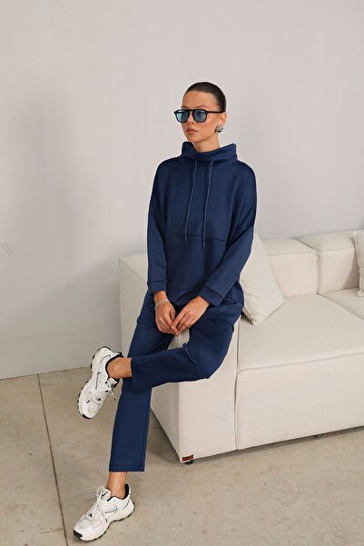 Melike Tatar طقم كنغر سكوبا من إنديجو - جيب، موديل 3-5200