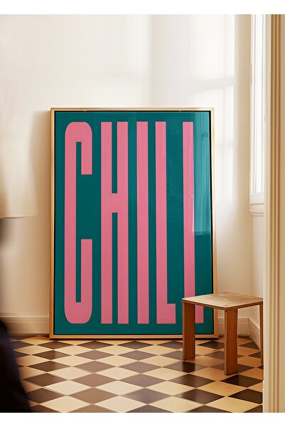 ARTHOUSECOLLECTIVE Chill - Poster fără cadru în dimensiuni de tablă