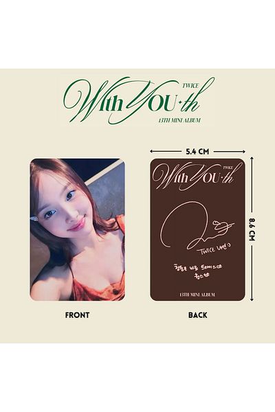 Kpop Dünyasi Twice'' with You Th'' Digipack Pc Set