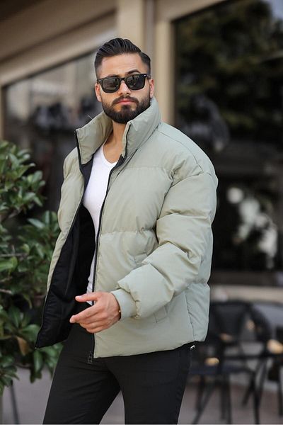 inpool Oversize Winter and Spring Jacket - Water and Wind Resistant, Stand Collar 24Usec09