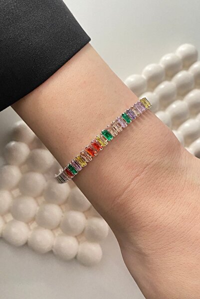 Ressia Mix Baget Model Zirkon Taşlı Su Yolu Bileklik