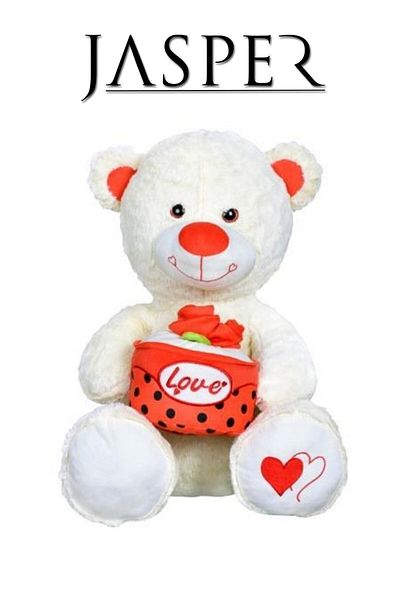 JASPER My Playmate 55 Cm Floral Plush Bear