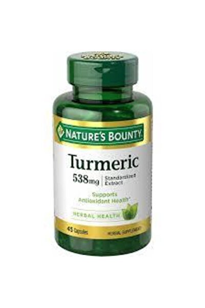 Nature's Bounty 1000 Mg Turmeric plus 60 Capsules Black Pimpar