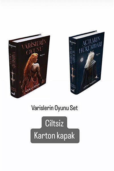 İndigo Kitap Varislerin Oyunu 1-2 Set (ACILARIN HÜKÜMDARI - KARTON KAPAK) Pos...