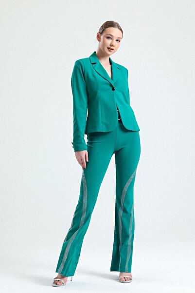 Sense Blazzer Scuba Lined Jacket| Ckt33437 Green