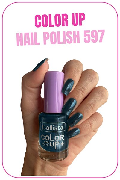 Callista Color Up Nail Polish Oje 597 Midnight Sky - Mavi