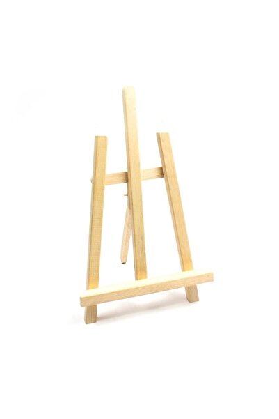 mercan tuval Mercan Mini Ahşap Şövale Menteşeli 29 Cm Şövalye