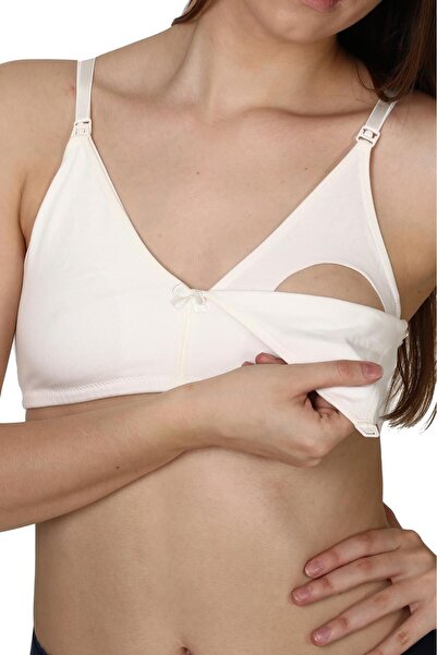 Nuvita Baby حمالة صدر للرضاعة من القطن الممشط