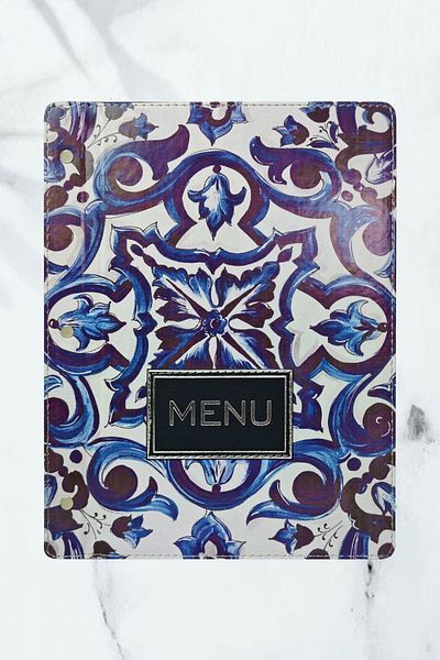 ankara menü Asitatli Printed A4 Menu Container