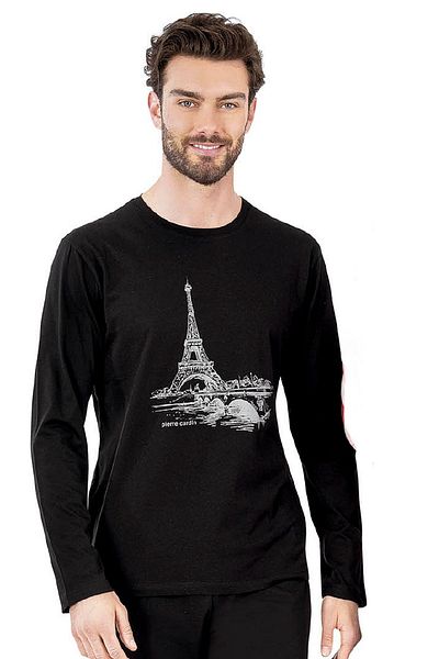 Pierre Cardin 6064 Ανδρικό Σετ Πιτζάμες με μακρυμάνικο
