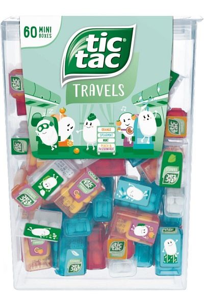 Tic Tac Big Box - 60 Mini Pack Confectionery, 60X3,8G = 228g