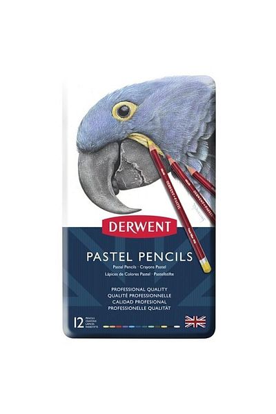 Derwent Pastel Pencil 12'Li Tin Box Pastel Pencil Set