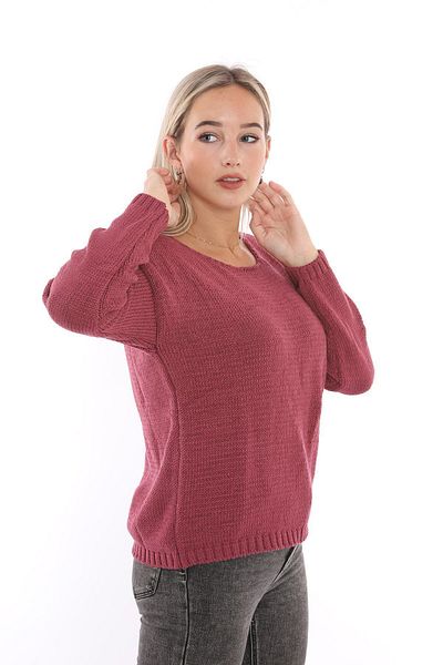 Sense Βαμβακερό ακρυλικό πουλόβερ Crew Neck |   Trk32010 Γούλκουροσού