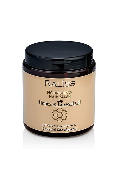 Raliss 700 ml Nourishing Hair Mask - Honey Extract and Flax Seed