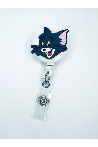 odaburada Cat Tom Figured Yoyo Collar Card Holder