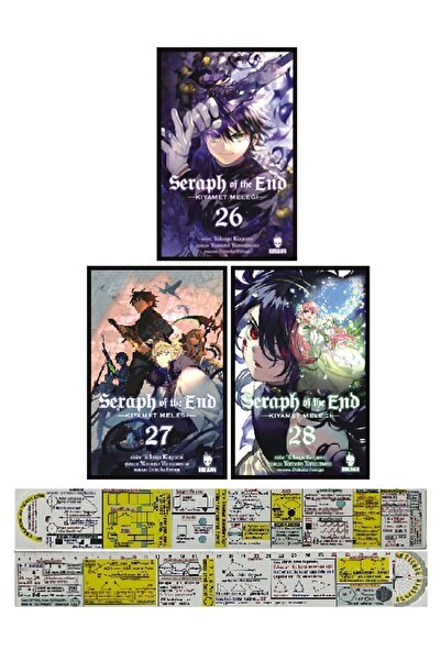 Kurukafa Yayınları Seraph of the End 26-27-28. Ciltler Manga Seti + Matematik...