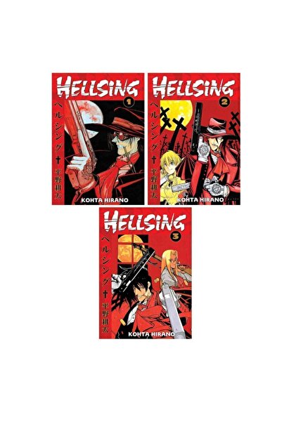 Gerekli Şeyler Yayıncılık Hellsing 1-2-3. Ciltler Manga Seti