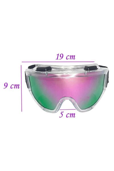 GLASWEN Welding Protective Work Security Safety Goggle Glasses with Valve S550 Rainbow Products