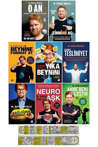 Doğan Kitap Barış Muslu 8 Kitap Set - Zihnimi Aç + Matematik Öğreten Ayraç