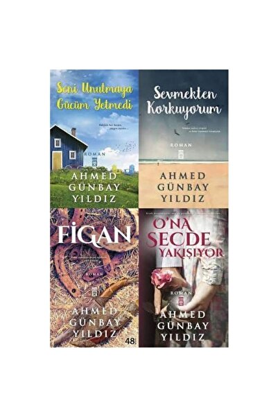 Timaş Yayınları Ahmed Günbay Yıldız 4 Kitap Set / Seni Unutmaya- Sevmekten Ko...