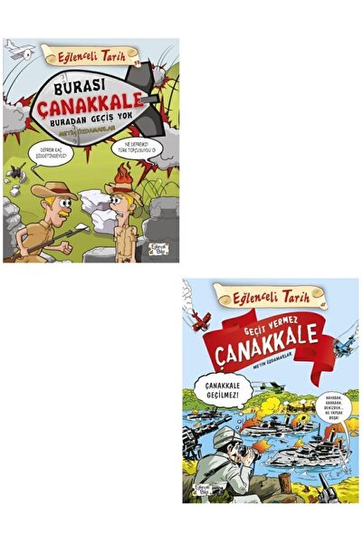 Eğlenceli Bilgi Yayınları Eğlenceli Bilgi Tarih 2 Kitap Set / Burası Çanakkal...