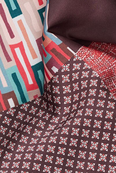 AC&Co / Altınyıldız Classics Claret Red Men's Handkerchief