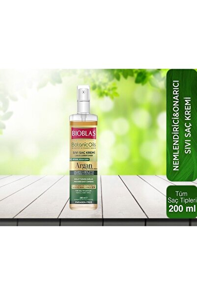 Bioblas Botanic Oils Argan Oil Liquid Conditioner 200 Ml Repairing Care Cream