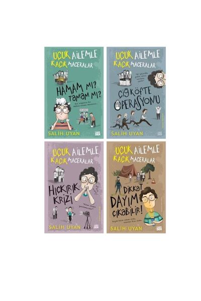 Carpe Diem Kitapları Uçuk Ailemle Kaçık Maceralar 4 Kitap Set - Salih Uyan