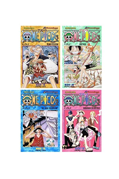 Gerekli Şeyler Yayıncılık One Piece 8-9-10-11. Ciltler Manga Seti
