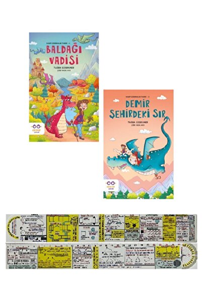 Cezve Çocuk Kayıp Ejderhalar Tarihi 2 Kitap Set / Baldağı Vadisi + Demir Şehi...