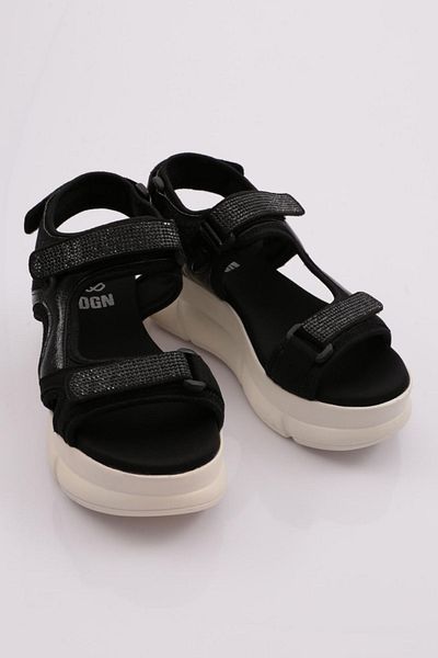 DGN 4940-22y Sandale cu velcro pentru femei cu talpă groasă