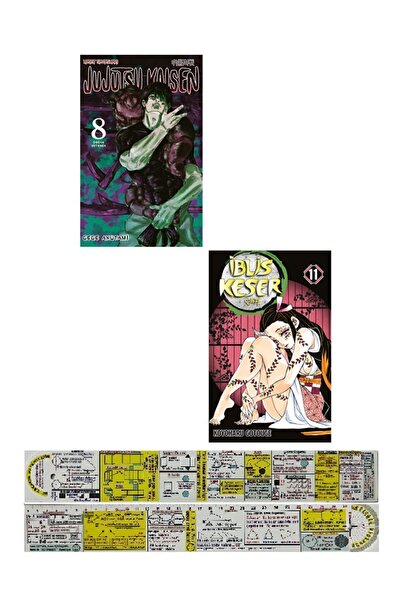 Gerekli Şeyler Yayıncılık Jujutsu Kaisen 8. Cilt + İblis Keser 11. Cilt 2'li ...