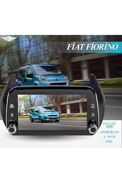 ClasKing Fıat Fıorıno Uyumlu Görünümlü 4 Gb Ram 64 Gb Hafıza Androıd Multımedıa Carplay Teyp