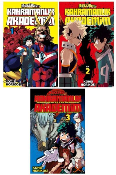 Gerekli Şeyler Yayıncılık Kahramanlık Akademim 1-2-3. Ciltler Manga Seti / Ko...