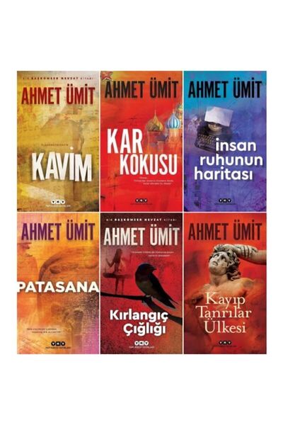 Yapı Kredi Yayınları Ahmet Ümit 6 Kitap Set / Kavim - Kar Kokusu - Insan Ruhunun Haritası - Patasana - Kırlangıç Çığlığı