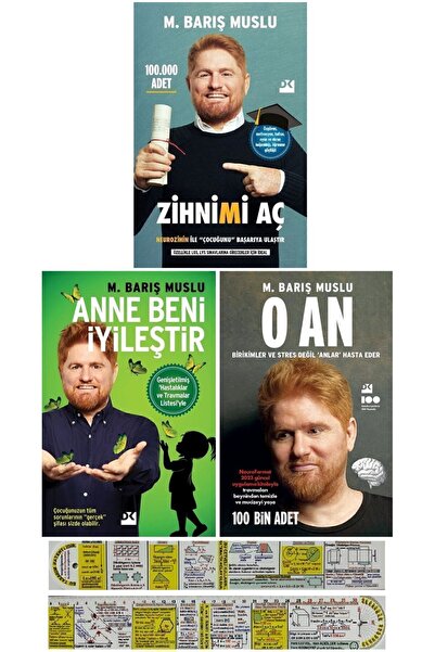 Doğan Kitap Barış Muslu 3 Kitap Set - Zihnimi Aç + O An + Anne Beni İyileştir...