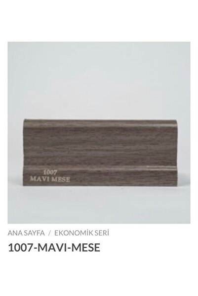 BY İSTANBUL 6cm Laminat Parke Süpürgelik Model 1007 Finiş Folyo Kaplama