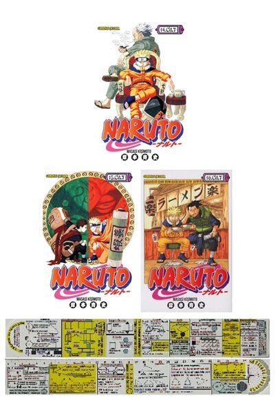 Gerekli Şeyler Yayıncılık Naruto 14-15-16. Ciltler Manga Seti + Matematik Öğr...