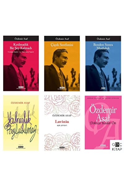 Yapı Kredi Yayınları Özdemir Asaf 6 Kitap Şiir Set