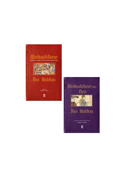Timaş Yayınları Mukaddime + Mukaddime'nin Özü 2 Kitap Set - Ibn Haldun