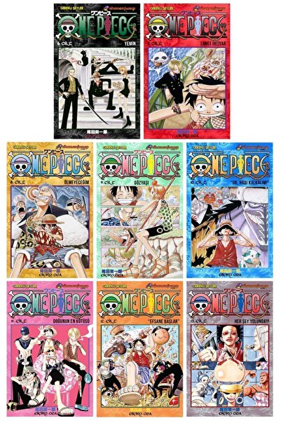 Gerekli Şeyler Yayıncılık One Piece 6-7-8-9-10-11-12-13. Ciltler Manga Seti